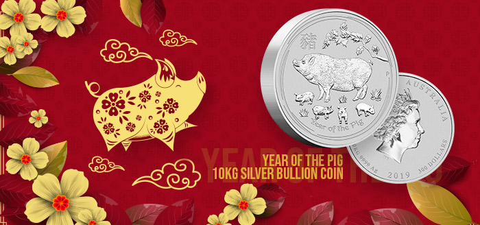 10kg Year of the Pig Silver Bullion Coin