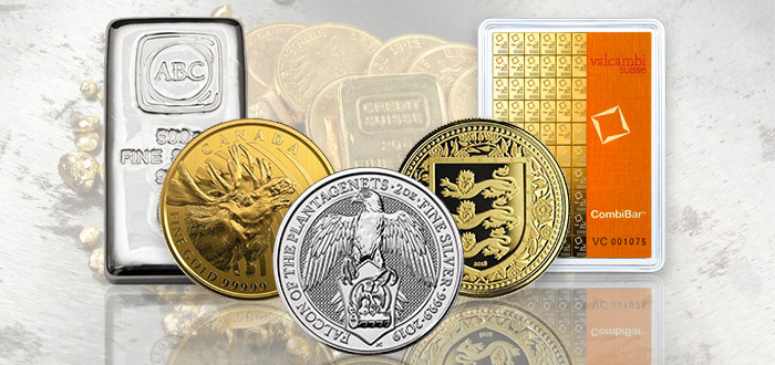 KJC Recommended Gold And Silver Bullion Products
